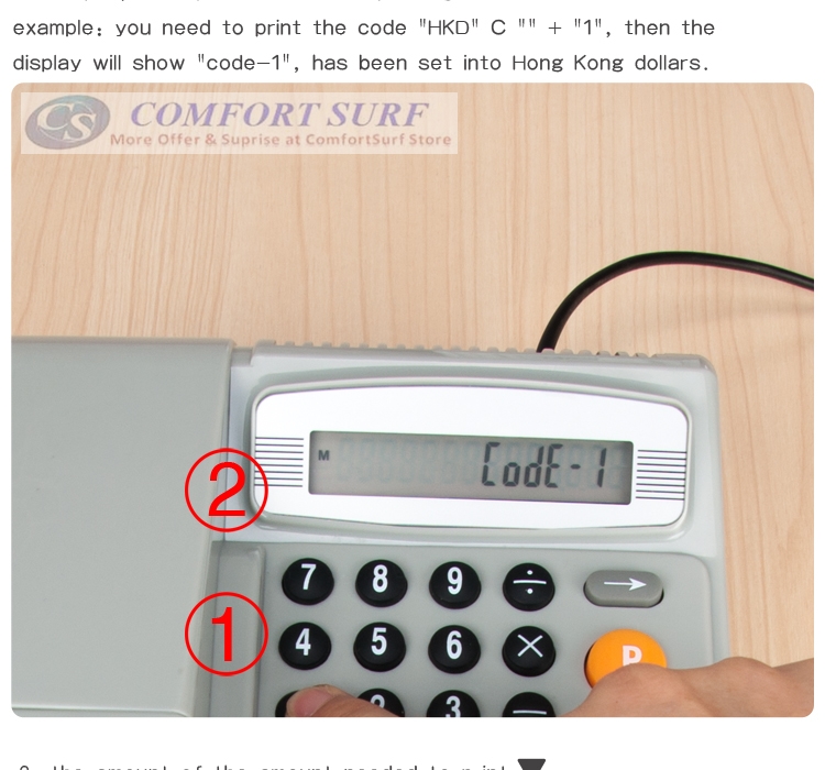 Multi Currency Cheque Writer MCEC-310 CheckWriter Cheque Printer