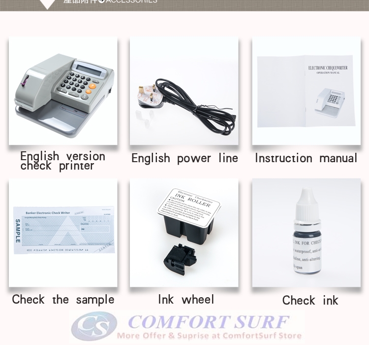 Multi Currency Cheque Writer MCEC-310 CheckWriter Cheque Printer