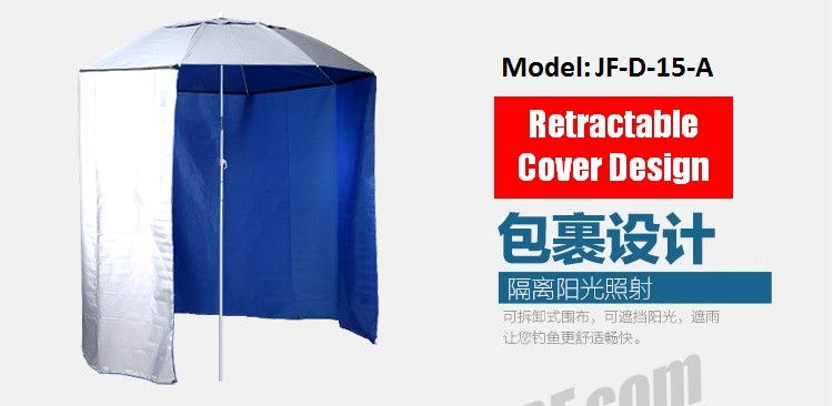 CP016 Mikanuo 2.0M / 2.2m Foldable Outdoor Canopy 360 Rotating Sunshade Fishing Umbrella Tent Anti-UV Sunscreen Umbrellas