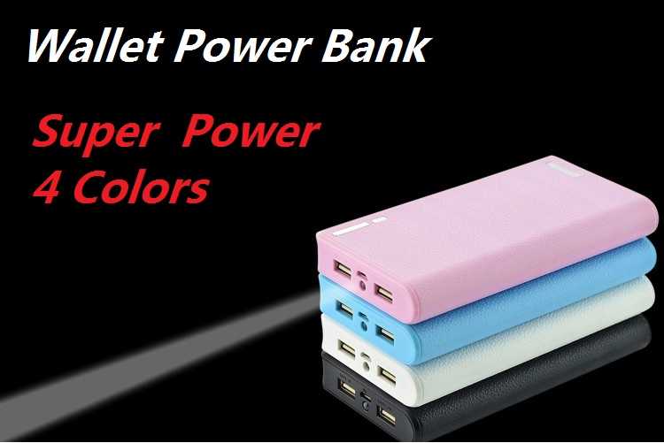 Wallet 20000 30000 50000mAH PORTABLE CHARGER BATTERY Power Bank