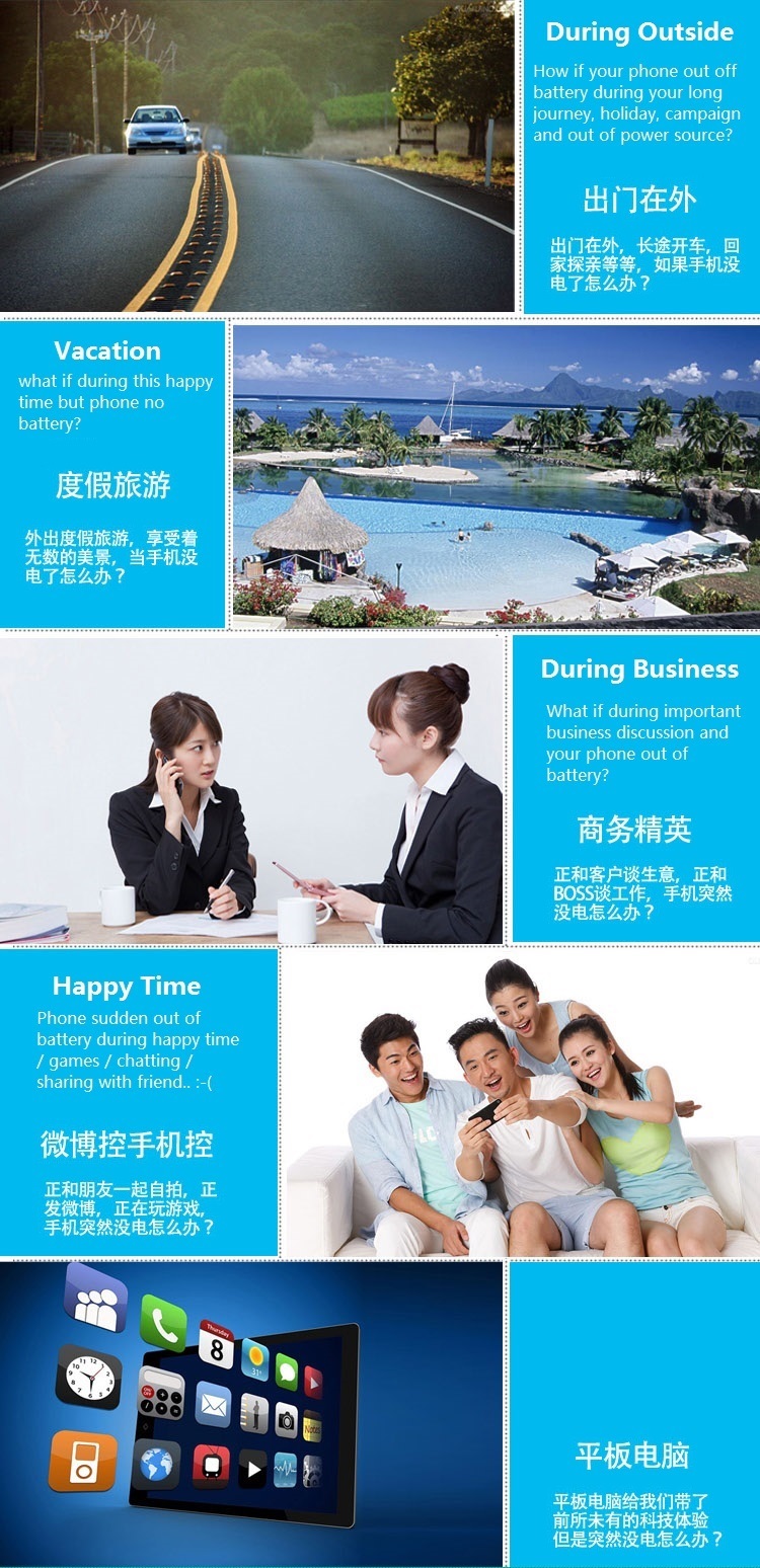 YOOBAO Power Bank 11200mAh PORTABLE CHARGER BATTERY Power Bank