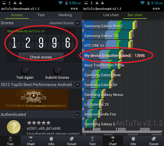 Star S7589 MTK6589 QuadCore 12.0 Mpixel 5.8