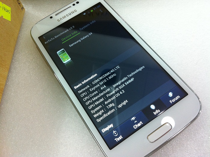 Galaxy S4 1:1 Copy / Clone MTK6589 QuadCore 12.0 Mpixel 5 inch Android 4.2
