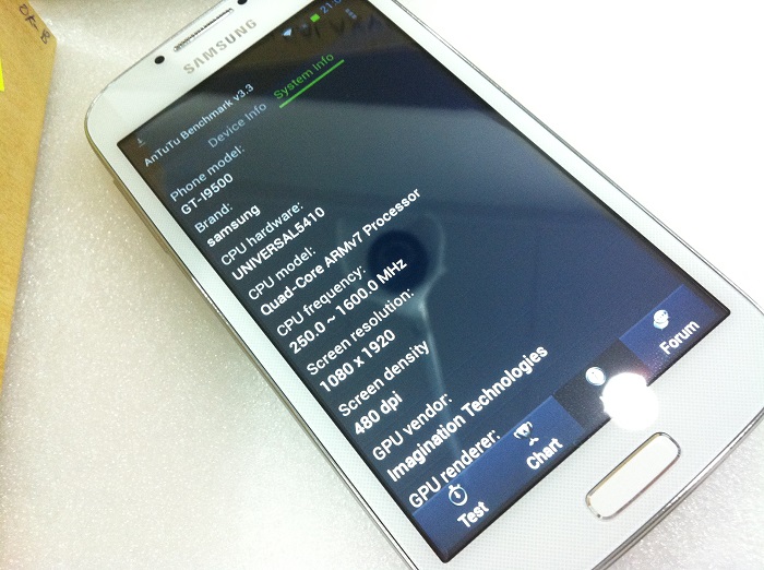 Galaxy S4 1:1 Copy / Clone MTK6589 QuadCore 12.0 Mpixel 5 inch Android 4.2