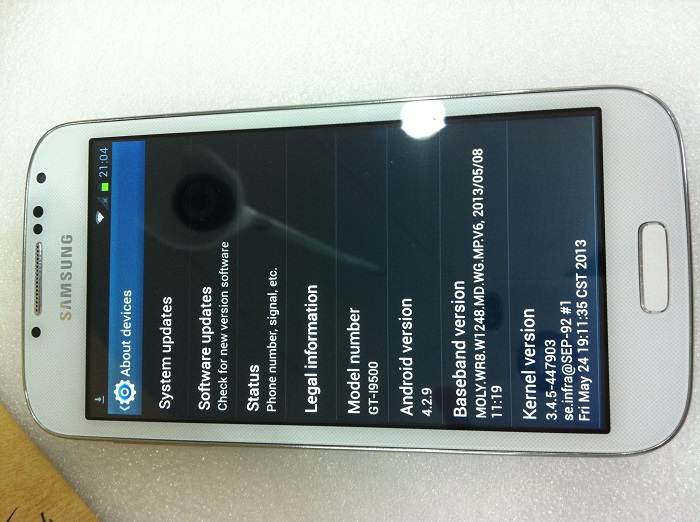 Galaxy S4 1:1 Copy / Clone MTK6589 QuadCore 12.0 Mpixel 5 inch Android 4.2