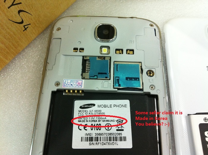 Galaxy S4 1:1 Copy / Clone MTK6589 QuadCore 12.0 Mpixel 5 inch Android 4.2