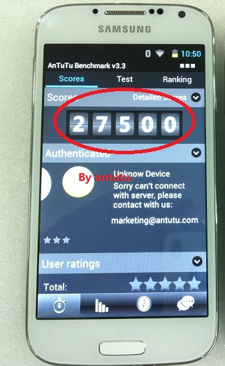 Galaxy S4 1:1 Copy / Clone MTK6589 QuadCore 12.0 Mpixel 5 inch Android 4.2