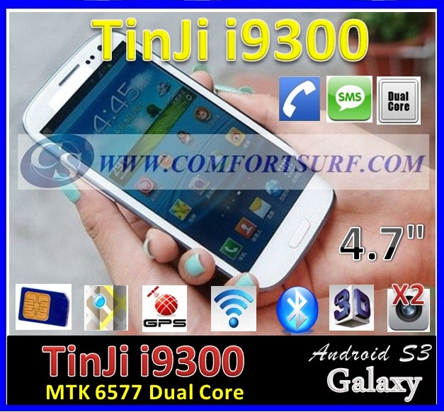 Tianji S3 S9800 MTK6577 Dual Core Android 4.0.4 Tablet PC