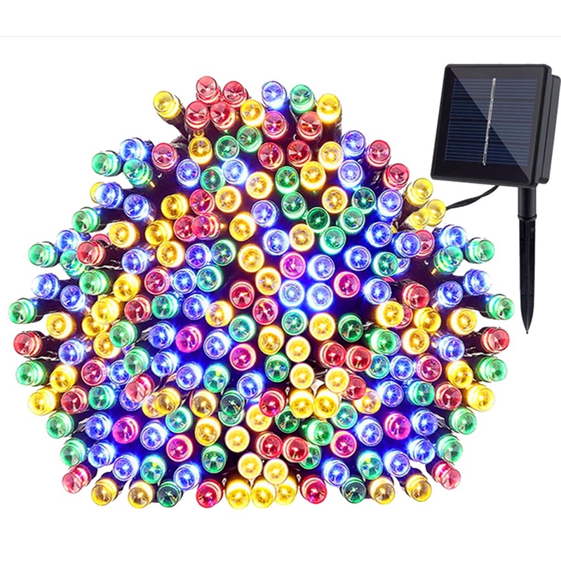 MaxSolar SL012 Solar Powered LED String Light Long 22 Meter 200x LEDs Hari Raya / Christmas Festival String Light Wedding Party Xmas Garden Fairy Lights