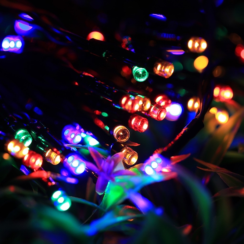 MaxSolar SL012 Solar Powered LED String Light Long 22 Meter 200x LEDs Hari Raya / Christmas Festival String Light Wedding Party Xmas Garden Fairy Lights