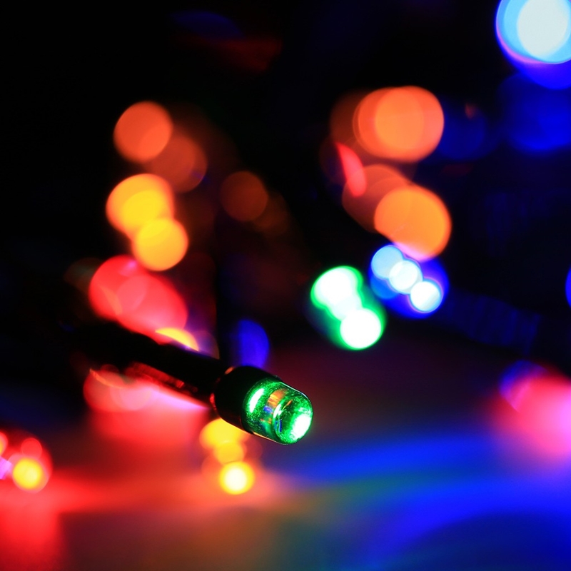 MaxSolar SL012 Solar Powered LED String Light Long 22 Meter 200x LEDs Hari Raya / Christmas Festival String Light Wedding Party Xmas Garden Fairy Lights