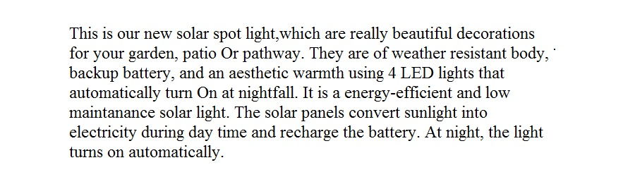 Set of 2pcs, MaxSolar SL019 Solar 4-LED Garden Lamp Spot Light Lawn Landscape Party Path Outdoor Spotlight