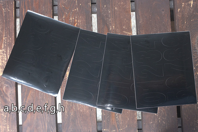 MaxSolar Solar Powered Back LIT Lighted Sign House Number Plaque Nombor Rumah