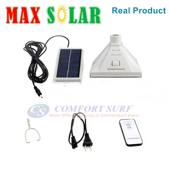 MaxSolar Portable Solar Powered Outdoor Camping Garden Yard Lamp Emergency Night Light 25 LEDs