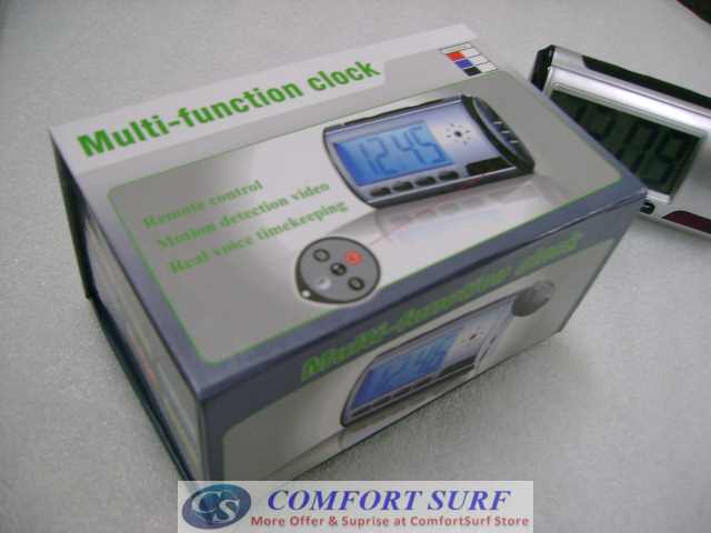 Multi-function Wireless Digital Spy Table Alarm Clock