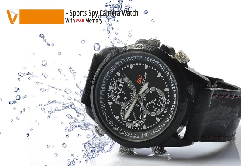 Spy Watch 8GB High Definition SPY Video Hidden Camera Watch