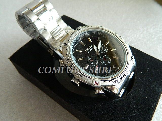 Spy Watch 8GB Built-In: High Definition SPY Video Hidden Camera Watch