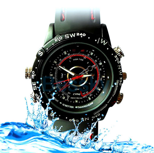 8G Water Resistant Spy Video Hidden Camera Watch