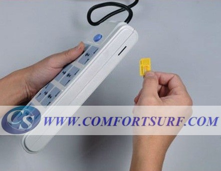 8 in 1 Power Extension Plug Socket with Hidden Quadband GSM Listening Spy Device