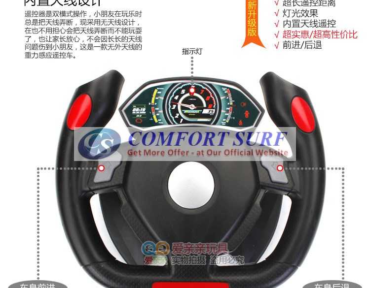 NEW 4 CHANNEL Gravity Sensor Steering Design Speed RC IR remote control Car Toy With Light