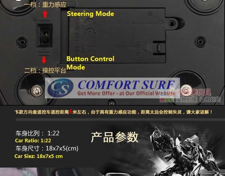 NEW 4 CHANNEL Gravity Sensor Steering Design Speed RC IR remote control Car Toy With Light