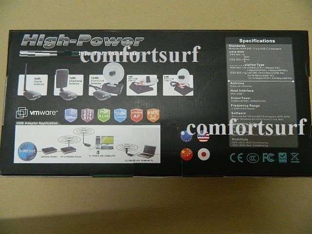 Diamond 560000G 12dBi High-Power Clipper 802.11b/g USB Wifi Adapter