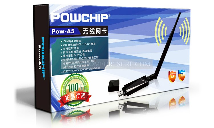 Powchip A5 High power wifi adapter