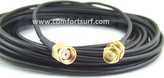 10M RP-SMA Male to Female Extension Cable