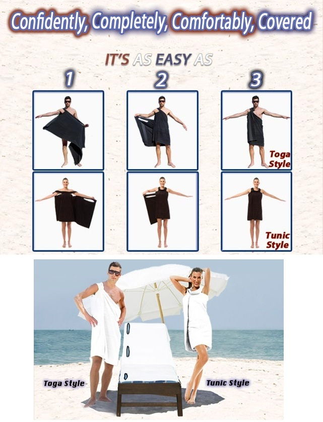 Magic Wearable Micro Fiber Hanger Bath Towel