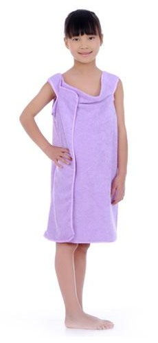 Magic Wearable Micro Fiber Hanger Bath Towel Children