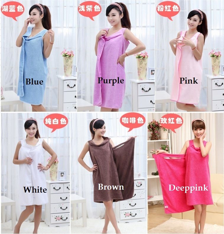 Magic Wearable Micro Fiber Hanger Bath Towel