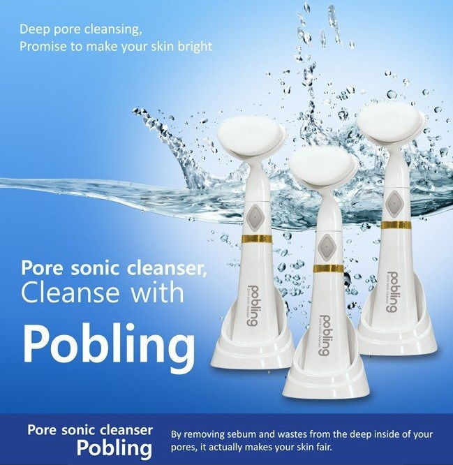 Pobling Pore Sonic Skin Care Face Facial Cleanser for Brighter Skin