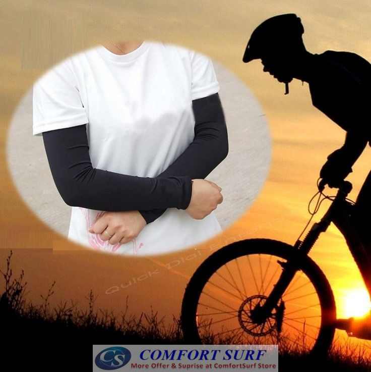 Comfortable & Extendable Elastic Car Motorcycle Bicycle Sun Protection Arm Sleeves
