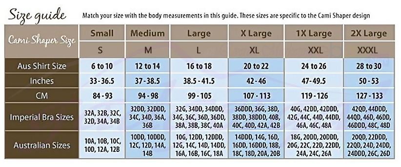 Cami Shaper by Genie Body Bra