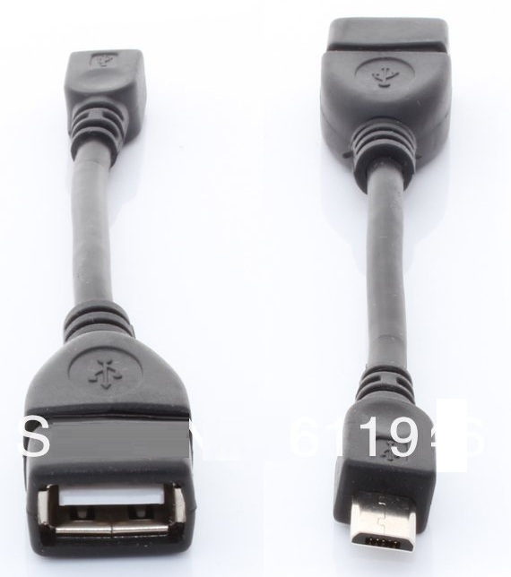 Micro USB to USB Female Host OTG Cable