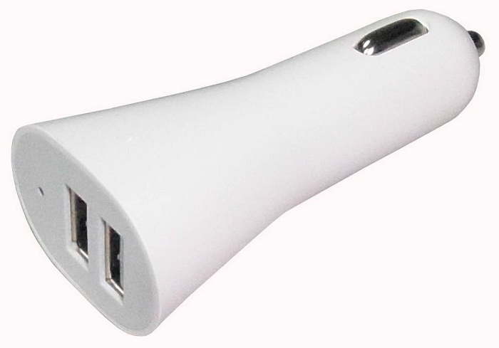 Car Charger with Dual USB Output 1.0A & 2.1A