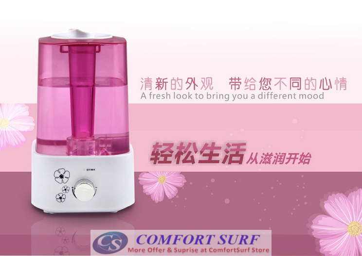 Large Capacity Silent Mode Anion Humidifier Aroma Diffuser