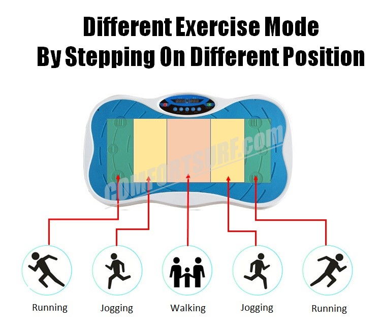 New 999 Adjustable Speed Whole Body Vibration Shaker Shaper Slimming Fitness Exercise