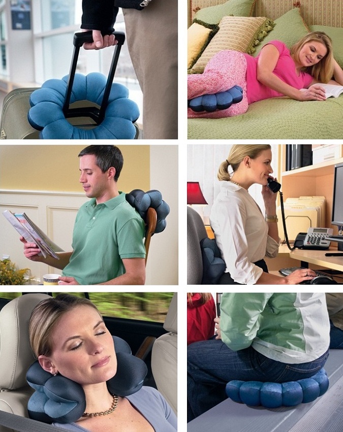 Twistable Relaxing 5 in 1 Total Pillow for Perfect Support of your whole Body