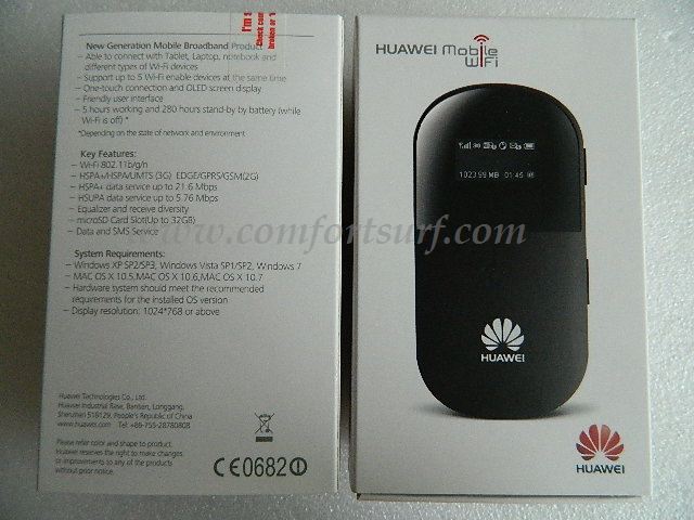 Huawei E586 E586Bs-2 HSPA+ 21.6 Mbps Wirelesss 802.11b/g/n 150Mbps Portable Mifi Router