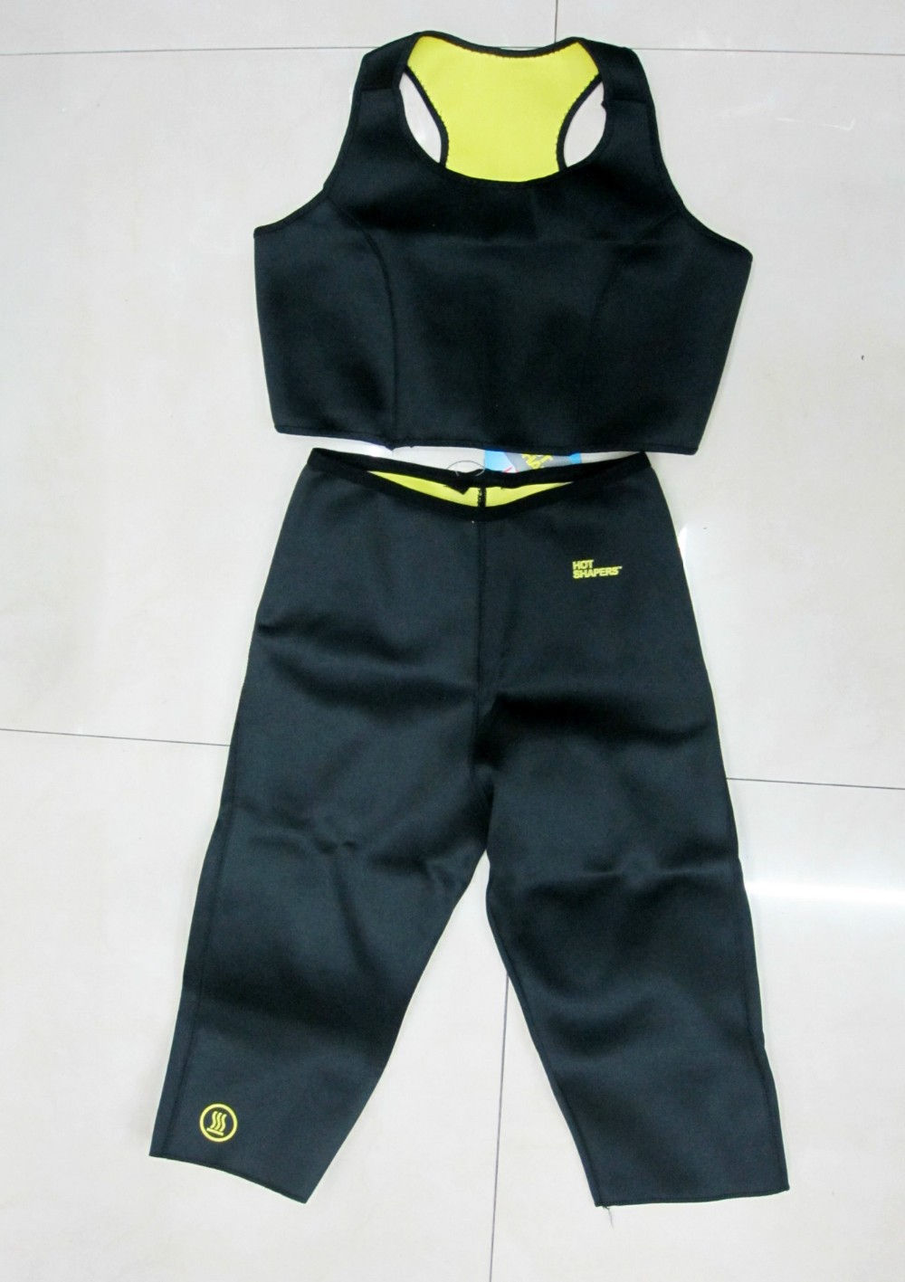 Neoprene Slimming Top Tube Pants Fitness Body Hot Shaper Sport Training slim Set ASoTV