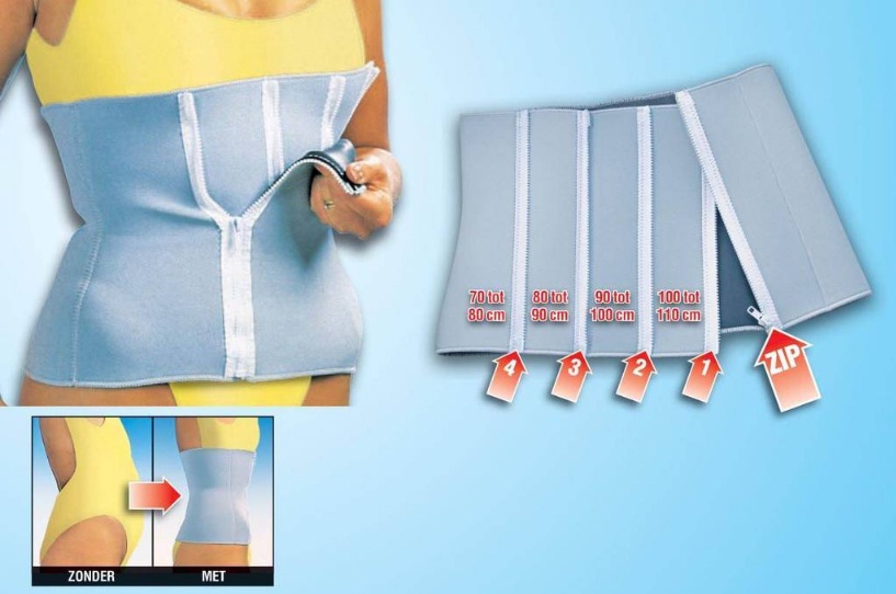 Adjustable Slimming Belt - Unique Zipper Design Slims & Trims Waist Instantly