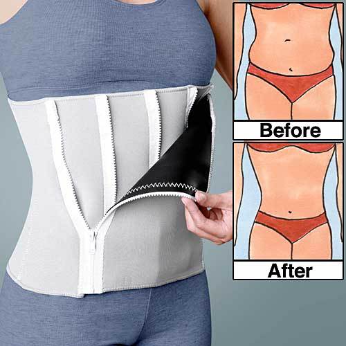 Adjustable Slimming Belt - Unique Zipper Design Slims & Trims Waist Instantly