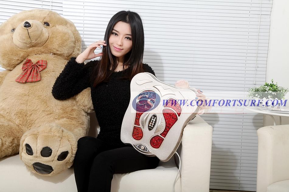 Red External Heating Foot Massage Instrument