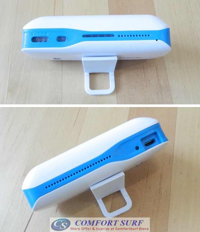 Multifunction HAME/Mobile Power 3G Wireless Router - 3G Hotspot, Wifi AP, 5200mAh Power Bank