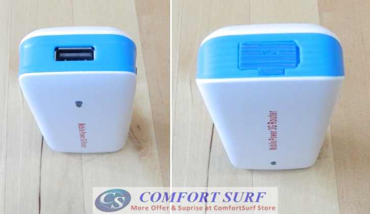 Multifunction HAME/Mobile Power 3G Wireless Router - 3G Hotspot, Wifi AP, 5200mAh Power Bank