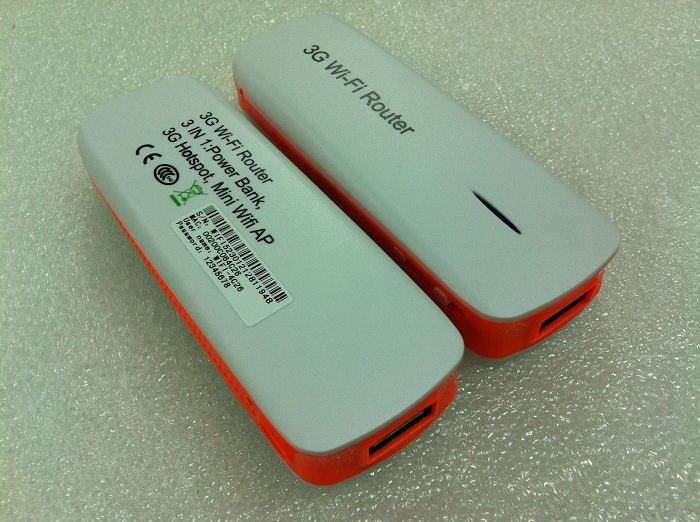 3G Mobile Mifi Wifi Router with power bank function