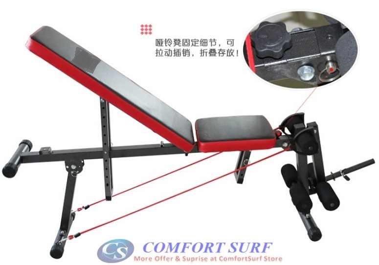 NEW Professional Multifunction ABS Six Pack Care Gym AB Fitness Sit Up Dumbbell Bench Chair