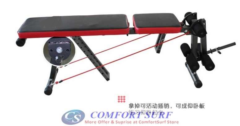 NEW Professional Multifunction ABS Six Pack Care Gym AB Fitness Sit Up Dumbbell Bench Chair