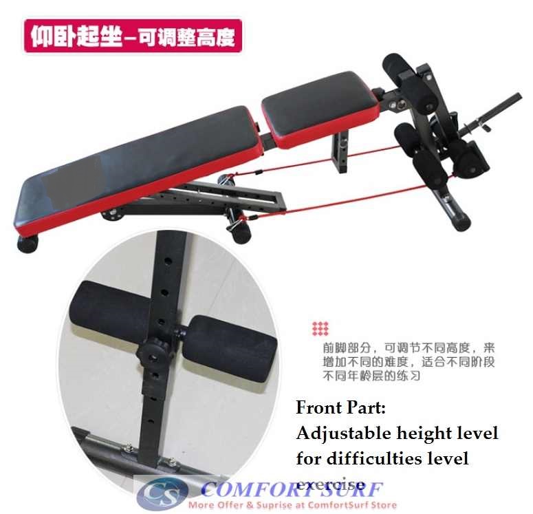 NEW Professional Multifunction ABS Six Pack Care Gym AB Fitness Sit Up Dumbbell Bench Chair